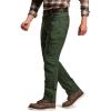 CQR Men’s Quick Dry Work Pants, Water Resistant Outdoor Tactical Pants, Lightweight Stretch Cargo Hiking Pants(Dura Flex Print Olive Green)