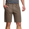 CQR Men’s Stretch Utility Shorts, Lightweight Quick Dry Casual Shorts, Hiking Golf Cargo Shorts with Zipper Pockets(Sedona Shorts Tundra)