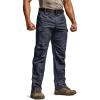 CQR Men’s Utility Flex Cargo Pants, Classic-Fit Casual Stretch Work Pants, Water Resistant Lightweight Tactical Hiking Pants(Sentinel Lib Operator Navy)