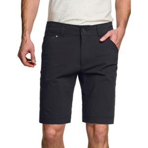CQR Men’s Stretch Utility Shorts, Lightweight Quick Dry Casual Shorts, Hiking Golf Cargo Shorts with Zipper Pockets(Sedona Shorts Carbon Black)