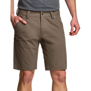CQR Men’s Stretch Utility Shorts, Lightweight Quick Dry Casual Shorts, Hiking Golf Cargo Shorts with Zipper Pockets(Sedona Shorts Tundra)