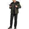 CQR Men’s Winter Fleece Lined Pants, Water-Resistant Outdoor Stretch Work Pants, Windproof Casual Pants with Pockets(Brume Black)