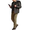 CQR Men’s Winter Fleece Lined Pants, Water-Resistant Outdoor Stretch Work Pants, Windproof Casual Pants with Pockets(Brume Pale Khaki)