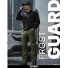 CQR Men’s Winter Fleece Lined Pants, Water-Resistant Outdoor Stretch Work Pants, Windproof Casual Pants with Pockets(Nylon Fleece Cargo Storm Green)