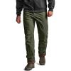 CQR Men’s Winter Fleece Lined Pants, Water-Resistant Outdoor Stretch Work Pants, Windproof Casual Pants with Pockets(Brume Storm Green)