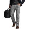 CQR Men’s Winter Fleece Lined Pants, Water-Resistant Outdoor Stretch Work Pants, Windproof Casual Pants with Pockets(Nylon Fleece Cargo Charcoal)