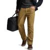CQR Men’s Winter Fleece Lined Pants, Water-Resistant Outdoor Stretch Work Pants, Windproof Casual Pants with Pockets(Nylon Fleece Cargo Muddy)