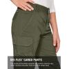 CQR Kids Youth Hiking Cargo Pants, UPF 50+ Quick Dry Convertible Zip Off Pants, Outdoor Camping Pants(Convertible Army Green)