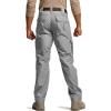 CQR Men’s Tactical Pants, Water Resistant Ripstop Cargo Pants, Lightweight EDC Work Hiking Pants, Outdoor Apparel(Duratex Mag Pocket Stone)