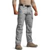 CQR Men’s Tactical Pants, Water Resistant Ripstop Cargo Pants, Lightweight EDC Work Hiking Pants, Outdoor Apparel(Duratex Mag Pocket Stone)