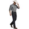 CQR Men’s Motion Utility Casual Pants, Regular Fit Lightweight Work Pants, Water Resistant Outdoor Stretch Pants with Pockets(Venture Lt Black)