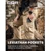 CQR Men’s Military Cargo Pants, Water Resistant Ripstop Army Combat Tactical Pants, Outdoor Hunting Hiking EDC Work Pants(Hauler Alamo Khaki)