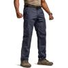 CQR Men’s Military Cargo Pants, Water Resistant Ripstop Army Combat Tactical Pants, Outdoor Hunting Hiking EDC Work Pants(Hauler Police Navy)