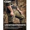 CQR Men’s Military Cargo Pants, Water Resistant Ripstop Army Combat Tactical Pants, Outdoor Hunting Hiking EDC Work Pants(Hauler Soil Green)