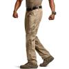 CQR Men’s Military Cargo Pants, Water Resistant Ripstop Army Combat Tactical Pants, Outdoor Hunting Hiking EDC Work Pants(Hauler Alamo Khaki)