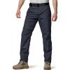 CQR Men’s Quick Dry Work Pants, Water Resistant Outdoor Tactical Pants, Lightweight Stretch Cargo Hiking Pants(Utility Straight Police Navy)