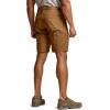 CQR Men’s Flex Casual Cargo Shorts, Lightweight Water Resistant Golf Shorts, Stretch Tactical Work Shorts with Multi-Pocket(Negotiator Copper Brown)