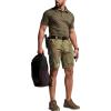 CQR Men’s Flex Casual Cargo Shorts, Lightweight Water Resistant Golf Shorts, Stretch Tactical Work Shorts with Multi-Pocket(Tac Fractal Camo)