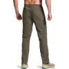 CQR Men’s Lightweight Vent Hiking Pants, Water-Resistant & Breathable Sports Outdoor Athletic Pants with Elastic Waist(Ascend Crux Sand Khaki)