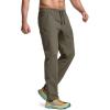 CQR Men’s Lightweight Vent Hiking Pants, Water-Resistant & Breathable Sports Outdoor Athletic Pants with Elastic Waist(Ascend Crux Sand Khaki)