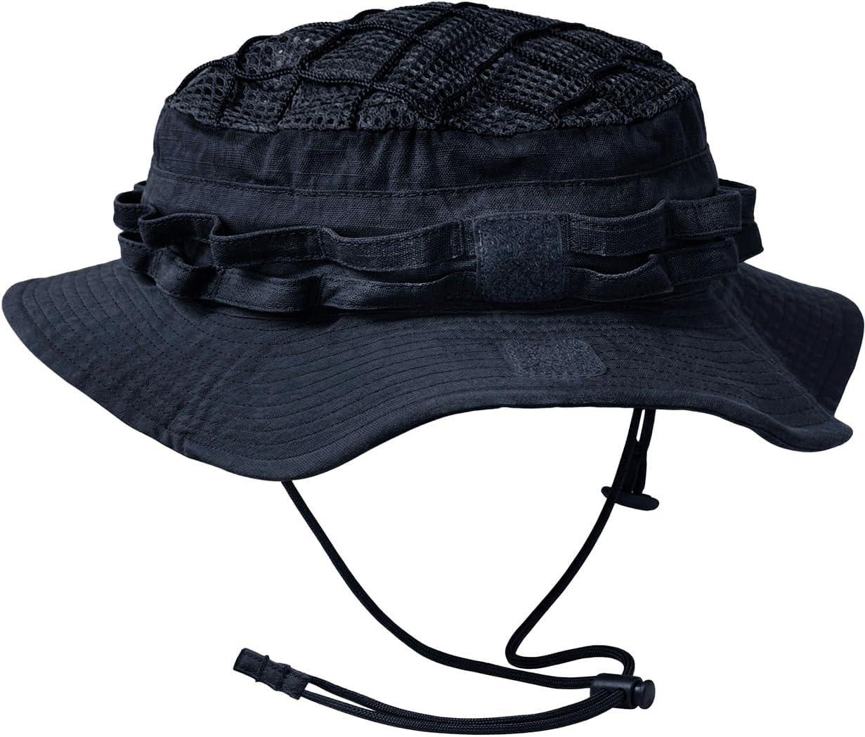 image:imageCQR Mens Tactical Boonie Hat Breathable Packable Sun Hat for Hunting Hiking Fishing Shooting and Outdoor ActivitiesSentinel Operator Navy