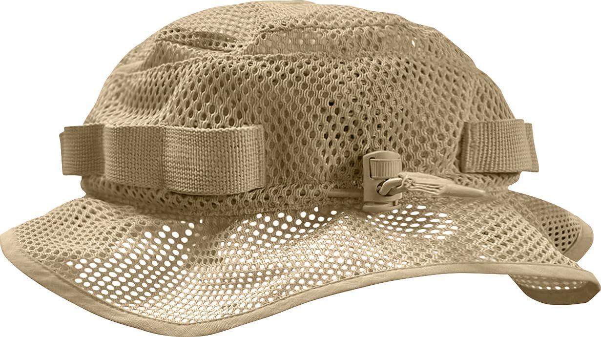 image:imageCQR Mens Tactical Boonie Hat Breathable Packable Sun Hat for Hunting Hiking Fishing Shooting and Outdoor ActivitiesSniper Alamo Khaki