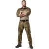 CQR Men’s Combat Shirt Tactical 1/4 Zip Long Sleeve Military BDU Shirts Camo EDC Top with Pockets(Raider Pro Fractal Camo)