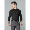 CQR Men’s Combat Shirt Tactical 1/4 Zip Long Sleeve Military BDU Shirts Camo EDC Top with Pockets(Tacti Dri Black)