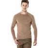 CQR Men’s Combat Shirt Tactical 1/4 Zip Long Sleeve Military BDU Shirts Camo EDC Top with Pockets(Tacti Dri Coyote)