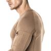 CQR Men’s Combat Shirt Tactical 1/4 Zip Long Sleeve Military BDU Shirts Camo EDC Top with Pockets(Tacti Dri Coyote)