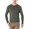 CQR Men’s Combat Shirt Tactical 1/4 Zip Long Sleeve Military BDU Shirts Camo EDC Top with Pockets(Tacti Dri Green)