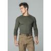 CQR Men’s Combat Shirt Tactical 1/4 Zip Long Sleeve Military BDU Shirts Camo EDC Top with Pockets(Tacti Dri Green)
