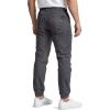 CQR Men’s Flex Lightweight Joggers, Elastic Waist Drawstring Casual Pants, Tapered Fit Water Resistant Outdoor Cargo Pants(Essential Charcoal)