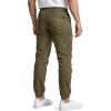 CQR Men’s Flex Lightweight Joggers, Elastic Waist Drawstring Casual Pants, Tapered Fit Water Resistant Outdoor Cargo Pants(Essential Soil Green)
