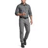CQR Men’s Flex Lightweight Joggers, Elastic Waist Drawstring Casual Pants, Tapered Fit Water Resistant Outdoor Cargo Pants(Squad Stone)