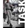 CQR Men’s Flex Lightweight Joggers, Elastic Waist Drawstring Casual Pants, Tapered Fit Water Resistant Outdoor Cargo Pants(Squad Stone)