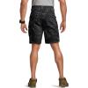 CQR Men’s Stretch Utility Shorts, Lightweight Quick Dry Casual Shorts, Hiking Golf Cargo Shorts with Zipper Pockets(Sedona Camo Utility Camo Black)