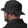 CQR Men’s Tactical Boonie Hat, Breathable Packable Sun Hat for Hunting, Hiking, Fishing, Shooting, and Outdoor Activities(Sentinel Black)