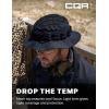CQR Men’s Tactical Boonie Hat, Breathable Packable Sun Hat for Hunting, Hiking, Fishing, Shooting, and Outdoor Activities(Sentinel Operator Navy)