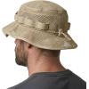 CQR Men’s Tactical Boonie Hat, Breathable Packable Sun Hat for Hunting, Hiking, Fishing, Shooting, and Outdoor Activities(Sniper Alamo Khaki)