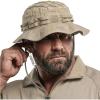 CQR Men’s Tactical Boonie Hat, Breathable Packable Sun Hat for Hunting, Hiking, Fishing, Shooting, and Outdoor Activities(Sentinel Alamo Khaki)