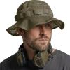 CQR Men’s Tactical Boonie Hat, Breathable Packable Sun Hat for Hunting, Hiking, Fishing, Shooting, and Outdoor Activities(Sniper Soil Green)