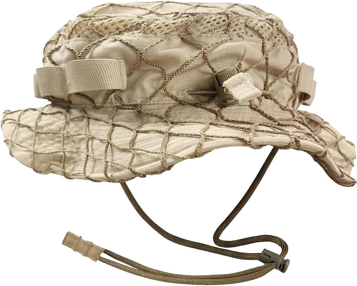 image:imageCQR Mens Tactical Boonie Hat Breathable Packable Sun Hat for Hunting Hiking Fishing Shooting and Outdoor ActivitiesRecon Alamo Khaki