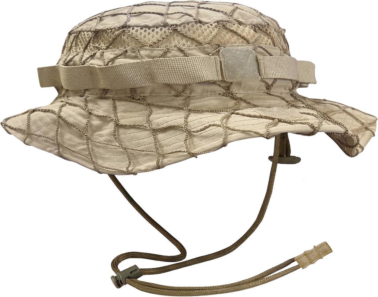 image:imageCQR Mens Tactical Boonie Hat Breathable Packable Sun Hat for Hunting Hiking Fishing Shooting and Outdoor ActivitiesRecon Alamo Khaki