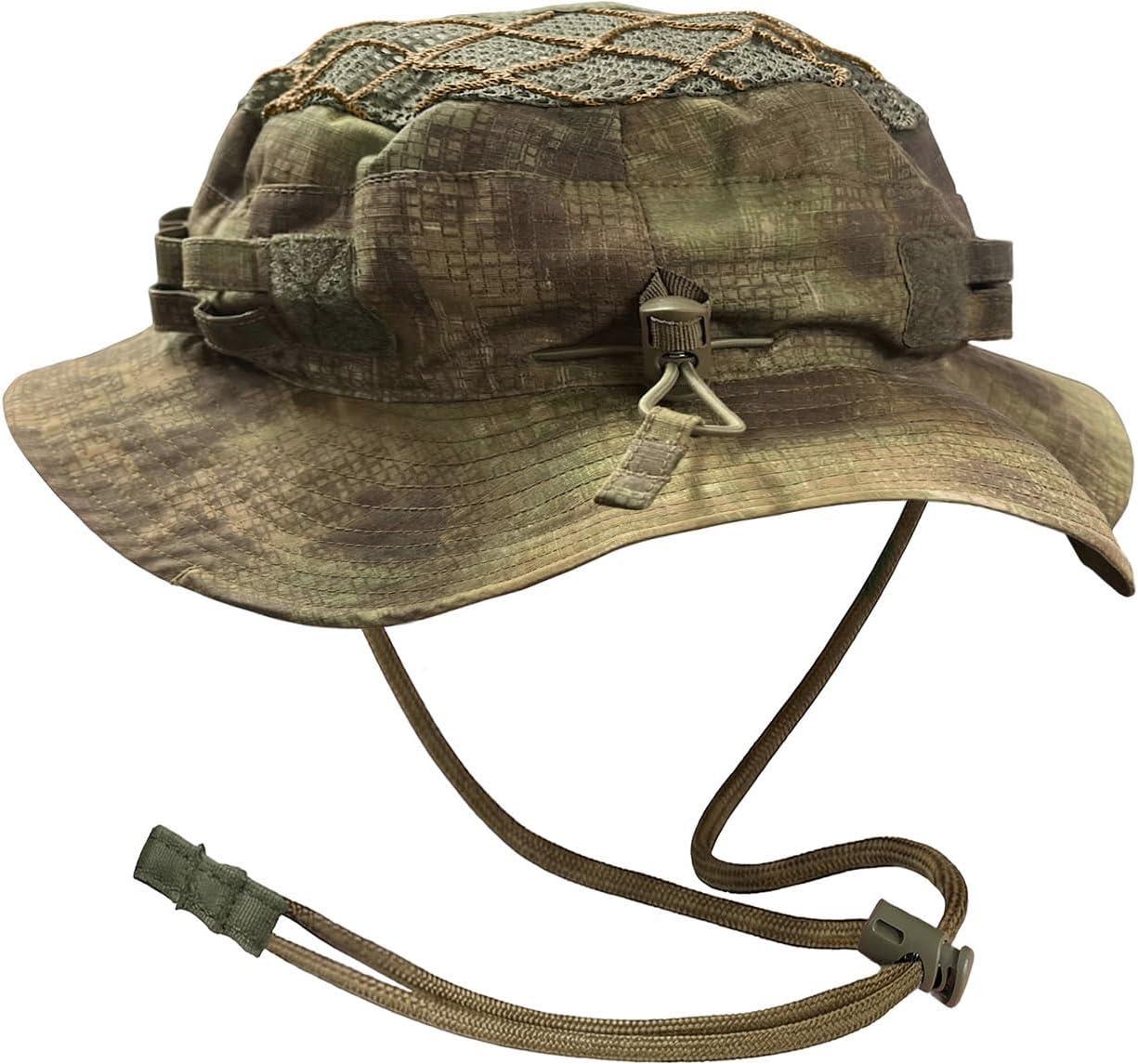 image:imageCQR Mens Tactical Boonie Hat Breathable Packable Sun Hat for Hunting Hiking Fishing Shooting and Outdoor ActivitiesSentinel Fractal Camo