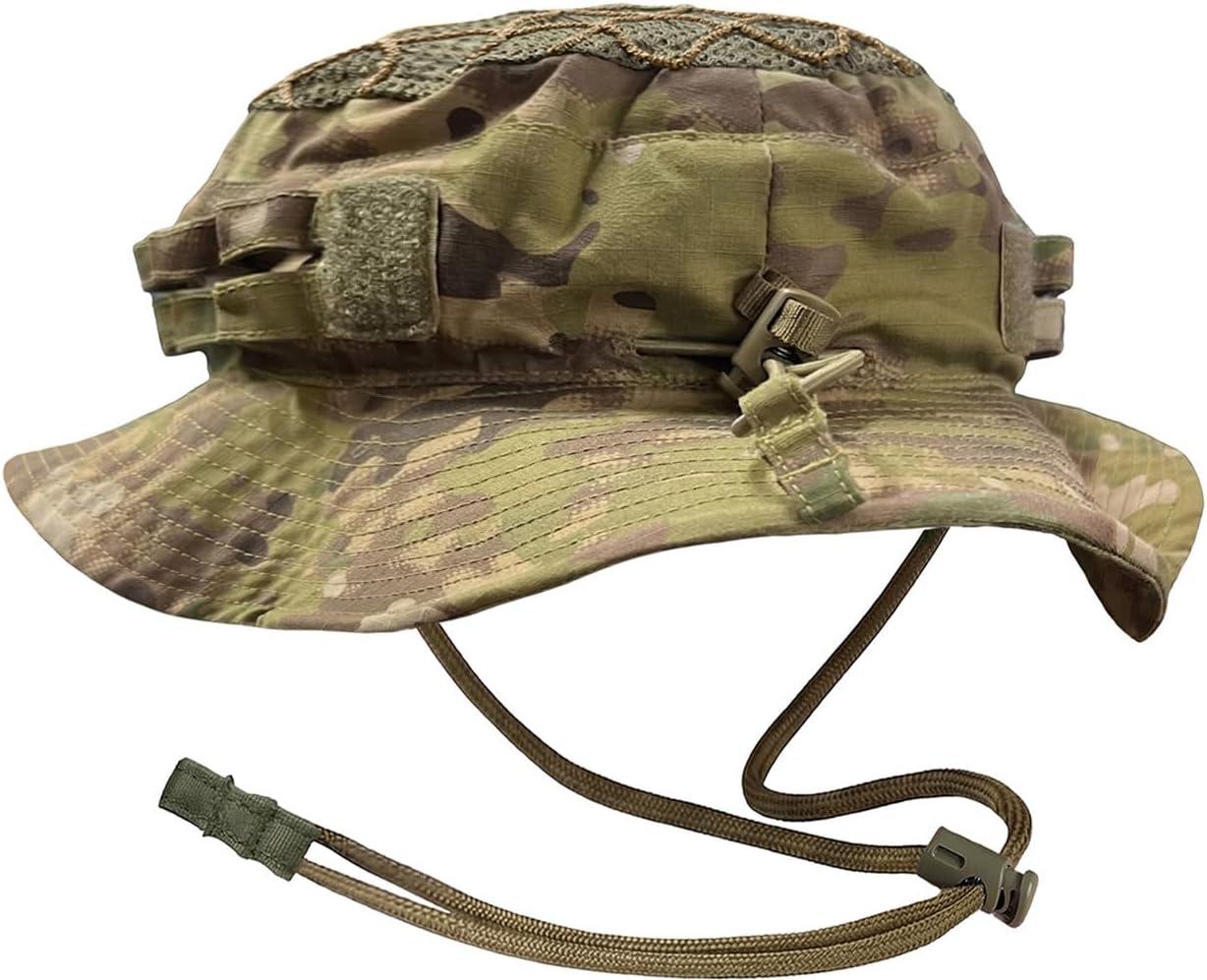 image:imageCQR Mens Tactical Boonie Hat Breathable Packable Sun Hat for Hunting Hiking Fishing Shooting and Outdoor ActivitiesSentinel Utility Camo