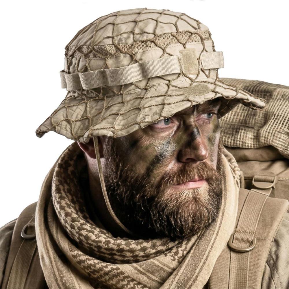 image:imageCQR Mens Tactical Boonie Hat Breathable Packable Sun Hat for Hunting Hiking Fishing Shooting and Outdoor ActivitiesRecon Alamo Khaki