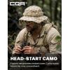 CQR Men’s Tactical Boonie Hat, Breathable Packable Sun Hat for Hunting, Hiking, Fishing, Shooting, and Outdoor Activities(Recon Alamo Khaki)