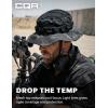 CQR Men’s Tactical Boonie Hat, Breathable Packable Sun Hat for Hunting, Hiking, Fishing, Shooting, and Outdoor Activities(Sentinel Utility Camo Black)