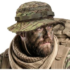 CQR Men’s Tactical Boonie Hat, Breathable Packable Sun Hat for Hunting, Hiking, Fishing, Shooting, and Outdoor Activities(Recon Utility Camo)